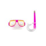 Şnorkel Maske Şnorkel Set Pembe