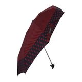 Snotline Kadın Şemsiye Micro Mini Bordo Puantiyeli Siyah 03l
