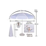 snotline Plaj Şemsiyesi Havuz Balkon Teras Masa Başı Şezlong Şemsiyeleri Bidon Hariç Fiyattır.