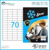 Snow A4 Lazer Etiket 40X20mm