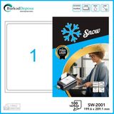 Snow A4 SW-2001 Lazer Etiket 199.6X289.1mm