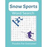 Snow Sports Word Search Puzzle Book: Large Print Puzzles with 55 Snowy Challenges for Slope Riders | 8.5x11 Inch, 112 Pages | Perfect For All Ages