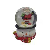 Snowball 65Mm Kar Küre Biblo Yılbaşı Noel Baba Kardan Adam Cam