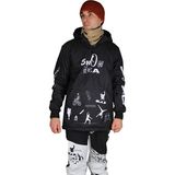Snowboarding Men Kar Montu, Snowsea SS7924 Sarı Snowboard Montu - Siyah - L