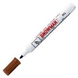 Snowman BG-12 Kahverengi Beyaz Tahta Kalemi