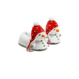 Snowman Kadın, Garson Boy Hayvanlı Panduf Beyaz-Kırmızı 36/41