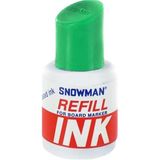 Snowman Tahta Kalem Mürekkebi 30 CC Yeşil BN-1A Y-12 Lİ PAKET-12-LI-PKT