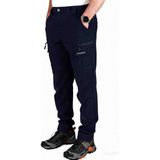 Snowmount Erkek Outdoor Mevsimlik Trekking Pantolonu Likralı Su Itici Taktik Kargo Cep - Lacivert - 4XL