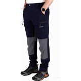 Snowmount Erkek Outdoor Mevsimlik Trekking Pantolonu Likralı Su Itici Taktik Kargo Cep - Lacivert - Gri