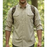 Snowmount Outdoor Bej Mevsimlik Taktikal Gömlek - 2XL