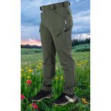 Snowmount Outdoor Trekking Taktikal Likralı Doğa Yürüyüşü Su Itici 9826 HAKİ Pantolon - 2XL - Haki