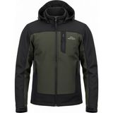 Snowmount Siyah Haki Trail Softshell Su İtici Rüzgar Geçirmez Mont Ceket - 3XL - Haki - Siyah