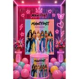 snowparty Manifest Dekor Perdeli Poster Doğum Günü Parti Malzemeleri Süsleri Seti