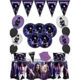 snowparty Wednesday Addams 24 Kişilik Doğum Günü Parti Malzemeleri Süsleri Seti