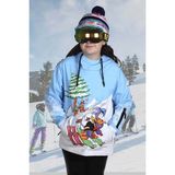 Snowproof Unisex Kız - Erkek Çocuk Snowboard ve Kayak Montu / Snowsea SSİ5581 - 3 - 4 Yaş - Mavi