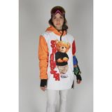 Snowsea Bear SS7799 Kadın Kayak Montu, 1. Kalite Unisex Snowboard Montu - Beyaz
