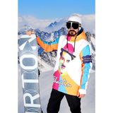 Snowsea Chaplin Snowsea Erkek Snowboard & Kayak Hoodie Montu SS5577 - 4XL