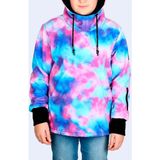 Snowsea Color Clouds Bayan Snowboard ve Kayak Montu / SS7623 - Mavi