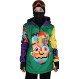 Snowsea Crazy Bart Snowboard Montu SS7911 Yeşil Renkli Soğukta Koruma Özellikli Mont - 11 - 12 Yaş