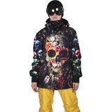 Snowsea Dark Skull Yaka Fermuarlı Snowboard & Kayak Montu SS7726