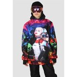 Snowsea Fiery Harley Quinn 10K Kayak ve Snowboard Montu - XS - Siyah