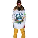 Snowsea Kampçı Montu, Kar ve Kayak Montu, Snowboard Montu - L - Beyaz
