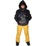 Snowsea Mouse SS7804 Kadın Kayak Montu, 1. Kalite Snowboard Montu - 9 - 10 Yaş - Siyah