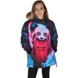 Snowsea Mr Panda x Snowsea SS7633 Snowboard ve Kayak Mondu - 16 Yaş - Lacivert
