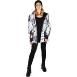 Snowsea Özel Tasarım Fermarlı Bayan SS8009 Kayak ve Snowboard Montu - 4XL