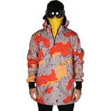 Snowsea Özel Tasarım Kayak Montu, 1. Kalite Snowboard Montu / Snowsea SS7817 - 11 - 12 Yaş - Kahverengi