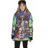 Snowsea Rick & Morty Mavi Snowboard ve Kayak Montu - 4XL