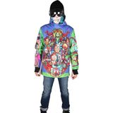 Snowsea Rick & Morty Mavi Snowboard ve Kayak Montu - XL