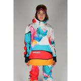 Snowsea Smoky SS7802-1 Snowboard Montu, Kadın Kar Montu - XS - Kırmızı