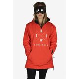 Snowsea Snow Maniacs Yaka Fermuarlı Snowboard ve Kayak Montu - XS - Kırmızı