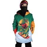 Snowsea Snowboarding Dino Çocuk Snowboard Montu, Snowsea CSS7910, Din Kar Montu - 9 - 10 Yaş - Yeşil