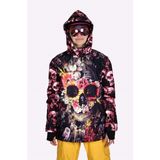 Snowsea SS7632 / Flower Skull Bayan Snowboard ve Kayak Montu - 4XL