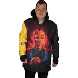 Snowsea SS7882 Gustavo Fring Snowboard Montu, Breaking Bad Kar ve Kayak Montu - 3 - 4 Yaş - Siyah