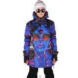 Snowsea SS7956 Purple Özel Tasarım Snowboard ve Kayak Montu - XL - Mor