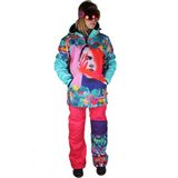 Snowsea SS7961 Face In Hand Snowboard Montu ve Pantolonu Takımı - 11 - 12 Yaş - Mavi