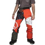Snowsea SSP1100 Formula Peace Snowboard Pantolonu, 10K Waterproof Kar Pantolonu - 5 - 6 Yaş - Turuncu