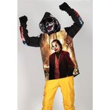 Snowsea Su Geçirmez Snowsea Joker Ateş Snowboard Hoodie Mont, Özel Tasarım Kayak Mont Hoodie - 12 Yaş
