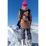 Snowsea Wild Serisi SS7618 Bayan Snowboard ve Kayak Montu - 4XL - Pembe