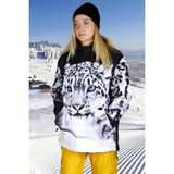 Snowsea Wild Serisi White Tiger Bayan Kayak ve Snowboar Montu - Siyah