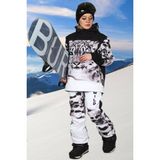 Snowsea Wild Serisi White Tiger Kayak ve Snowboard Mont ve Pantolon Takım