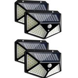 SNR 4 Adet 100 Led Solar Güneş Enerjili Hareket Sensörlü Bahçe Garaj Ev Aydınlatma Lambası