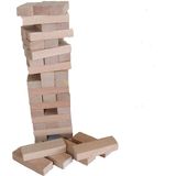 Snrby SNR Denge(Jenga)Oyunu,Ahşap,54 Parça,%100 Doğal - Gri