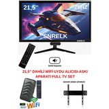 Snrelk Sencrom 21,5'' 54 Ekran Pro Uydu Alıcısı Dahili Wifi Ve Hoparlör İle Full HD Görüntü Deneyimi - Siyah