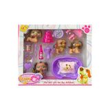 Snrtrend Petshop Neşeli Minişler 17 Parça 4 Figürlü Oyuncak Seti