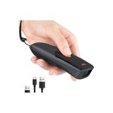 Snshop 1300 Kablosuz 1D 2D Qr Barkod Okuyucu | Mini Taşınabilir 3İn1 (Bluetooth, 2.4G, Usb) | Cep