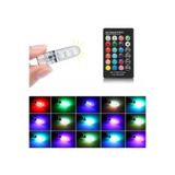 SNSTİCARET Kumandalı Rgb T10 Park Ledi Far Ledi Renkli Park Ampulü